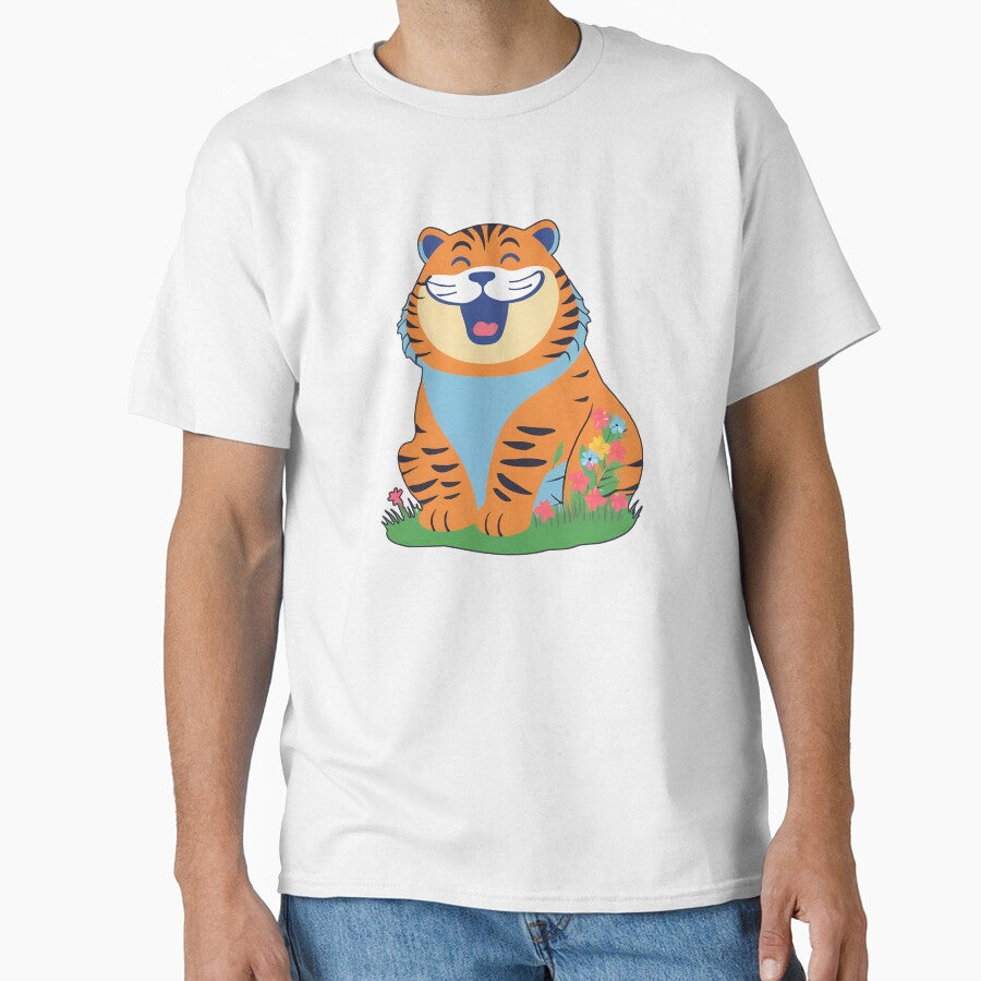 Happy and Cute Tiger by SherabArts