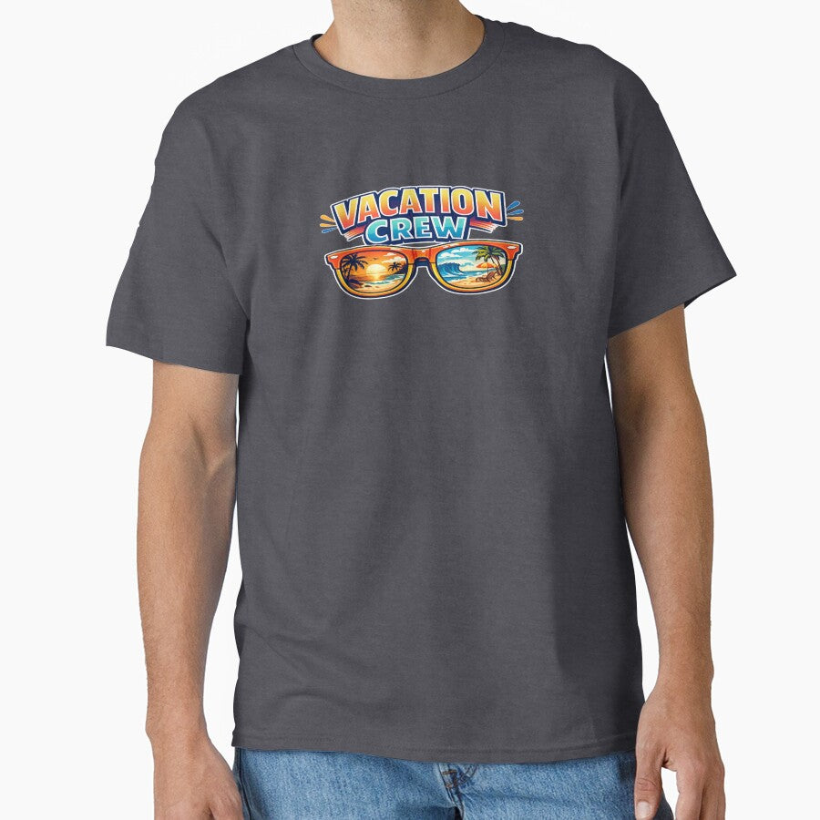 Vacation Crew Beach Sunglasses Retro by EastEndTownie