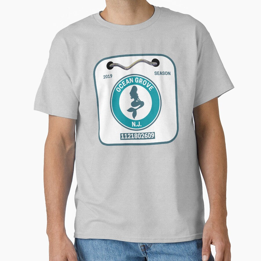 Ocean Grove New Jersey Beach Badge by fearcity