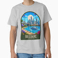 Brisbane Vintage Travel Illustration by HomeLivingCo