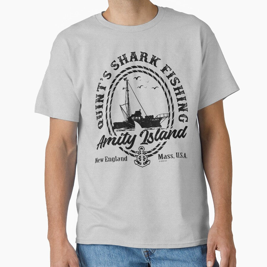Quint's Shark Fishing (Universal © UCS LLC) Lts by Alema Art