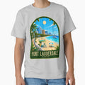 Fort Lauderdale Vintage Travel Illustration by HomeLivingCo