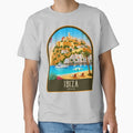 Ibiza Vintage Travel Illustration by HomeLivingCo
