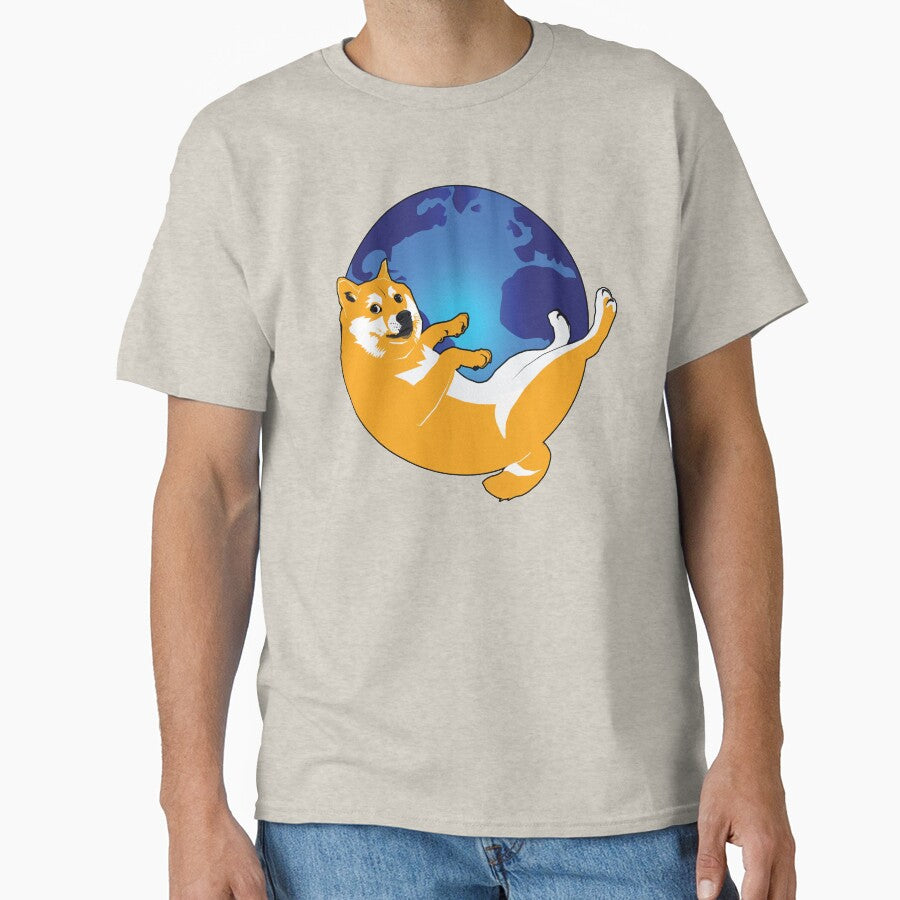 Doge Shibe Firefox Parody Logo Meme by alltheprints