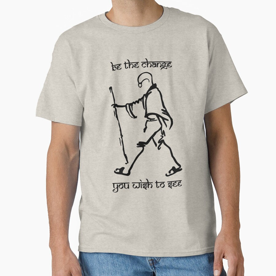 Gandhi Quote – Be the change you want to see by alltheprints