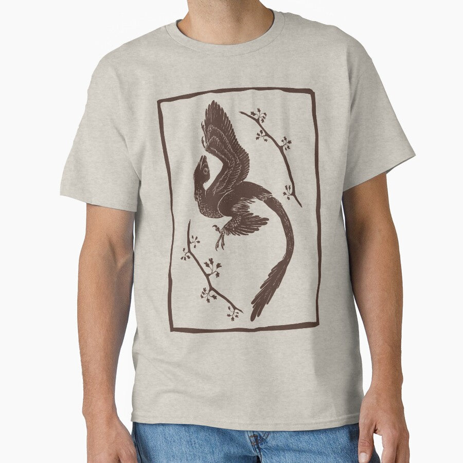 Microraptor and Ginkgo by jfells