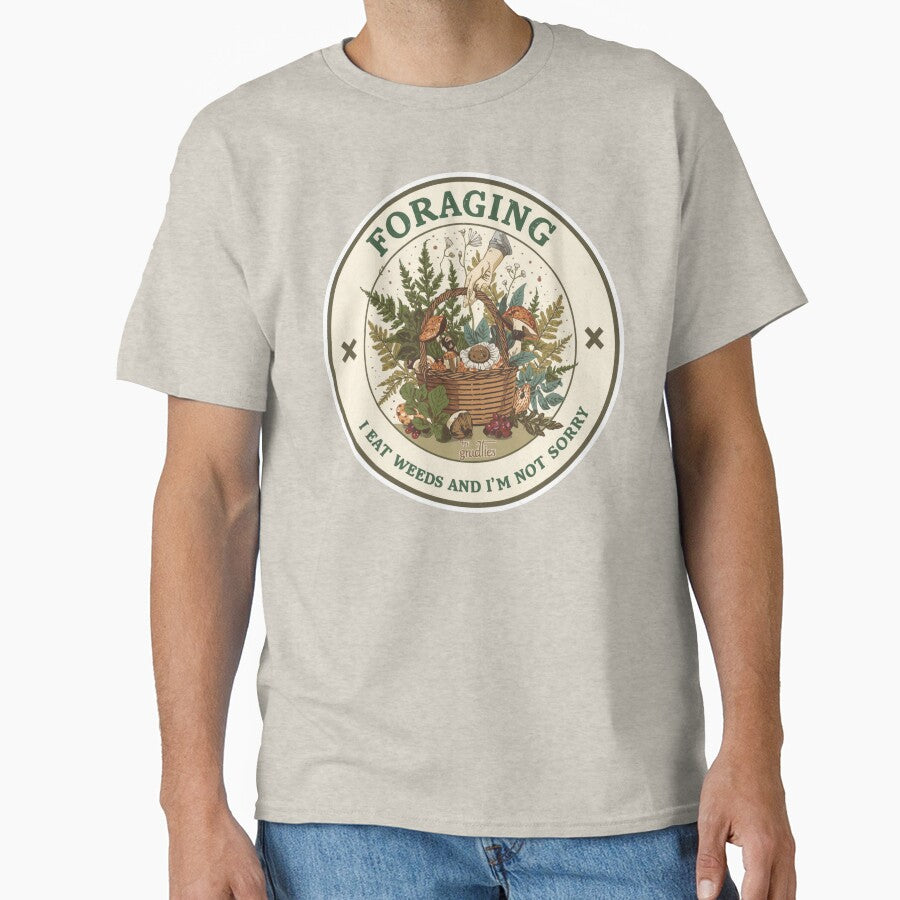 Foraging Club - I Eat Weeds and I'm Not Sorry Vintage Badge by SandiCreative
