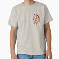 Fire Horse Chinese Zodiac 2026 — Brush Stroke Art Light Tee Design by dose-of-art-lab