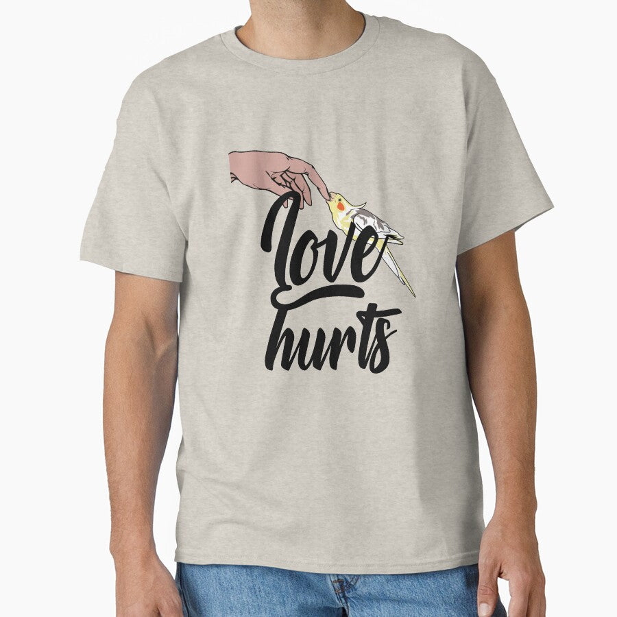 Funny Cockatiel Owner Design – Love Hurts Bird Owner by TrndSttr