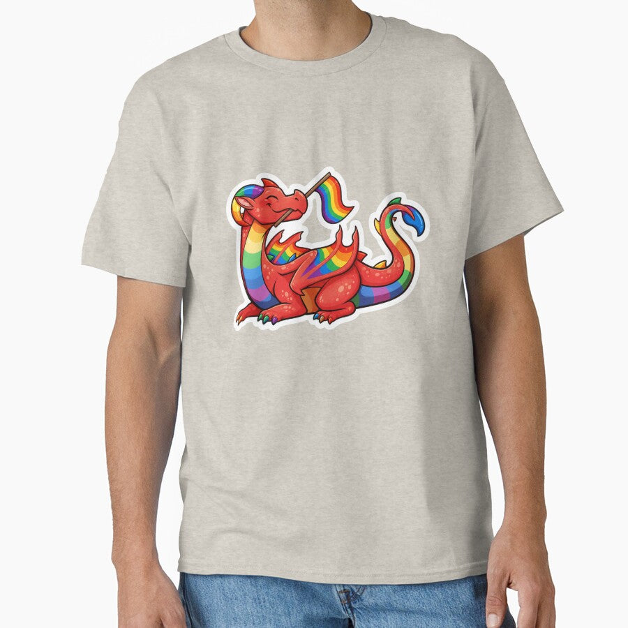 Pride Flag Dragon sticker by Bigeasy22441