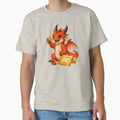 Cute Snack Dragon Eating Cookies & Chips by Hatchling Hollow
