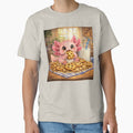 Cute Axolotl With Cookies and Milk Sticker by jgvisualarts