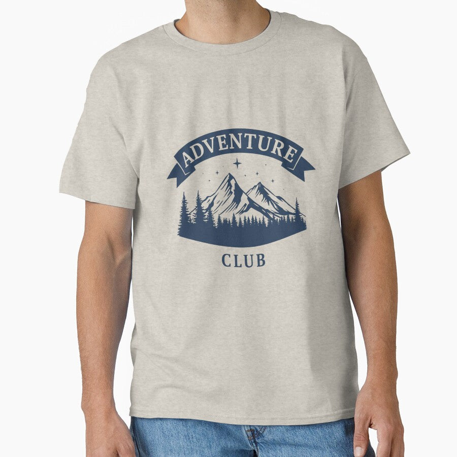 Adventure Club Vintage Mountain Forest Outdoor Exploration by PACS0011