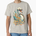 Glide On, Groovy One - Boho 70s Swan Art | LaLi Designs by LaLi-Designs