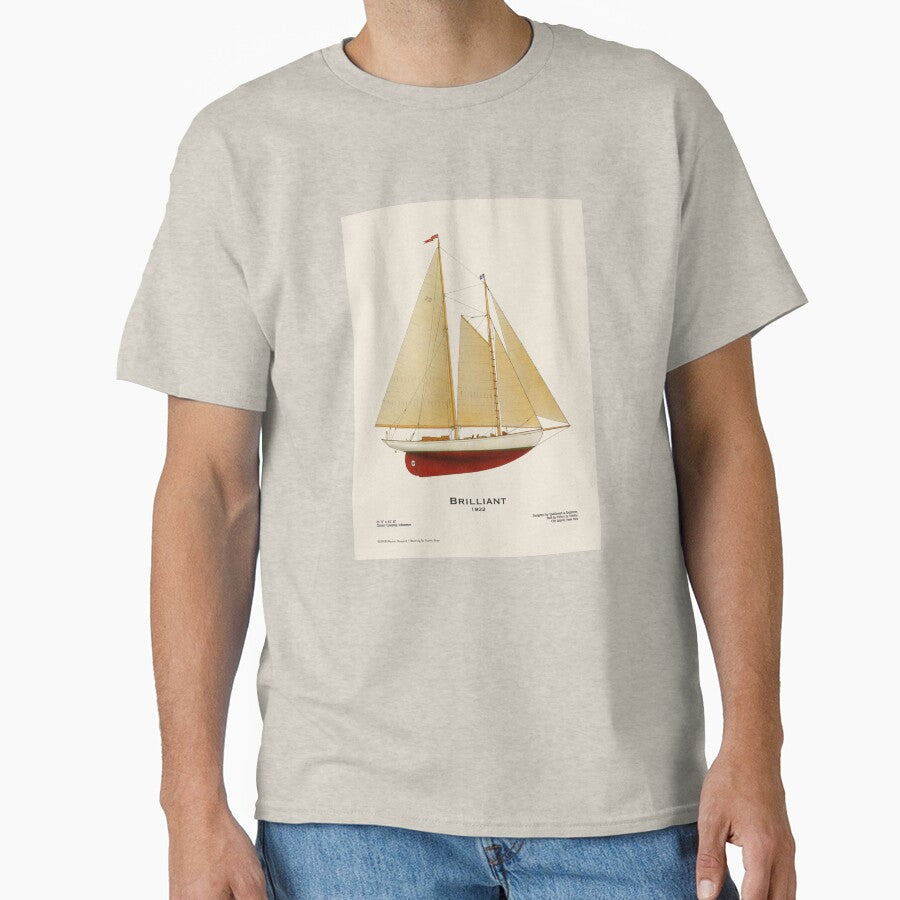 Ocean Cruising Schooner Brilliant (1932) by Antiquated Art