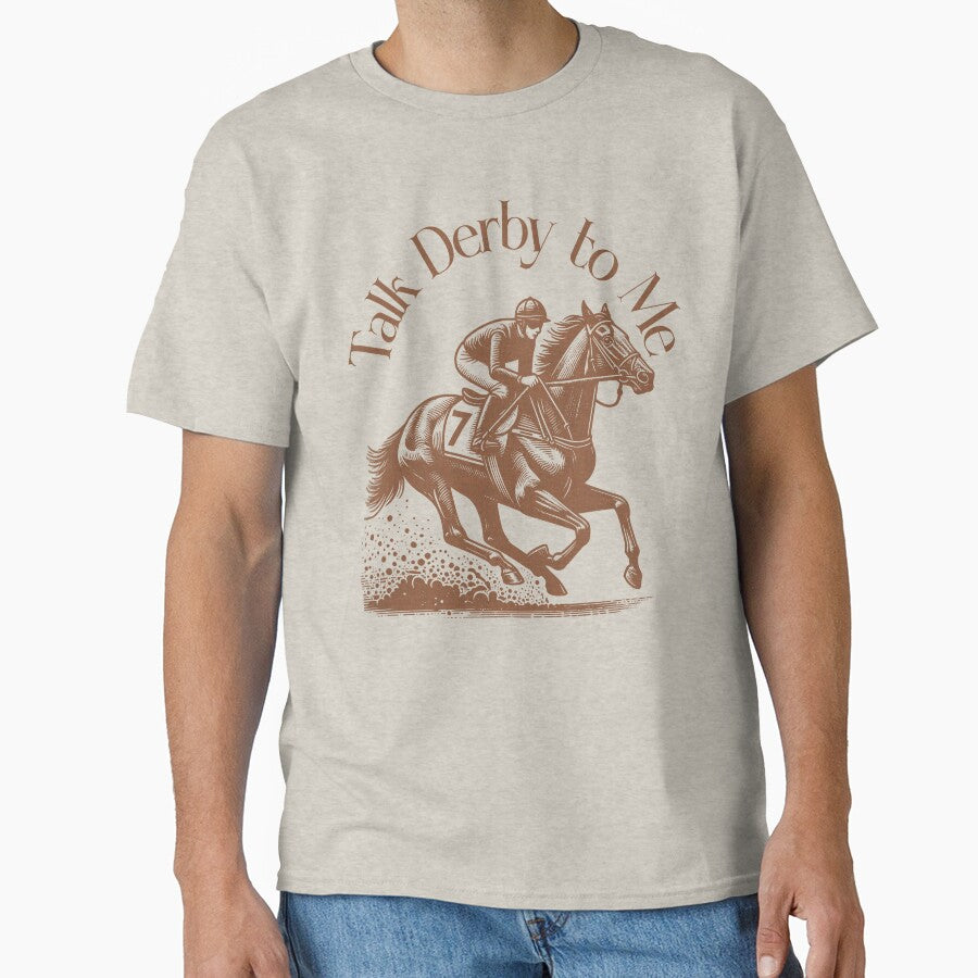 TALK DERBY TO ME - GALOPING JOCKEY -Talk Derby to Me" – Vintage Speed, Flirty Vibes by justyna-s28