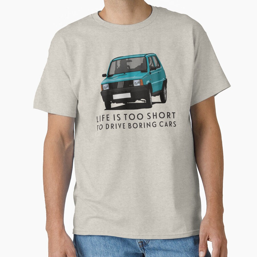 Life is too short to drive boring cars -  Panda in turquoise by knappidesign