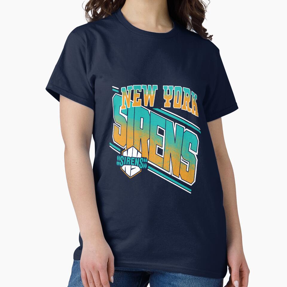 Vintage aesthetic new York sirens PWHL  logo by Erika Dee