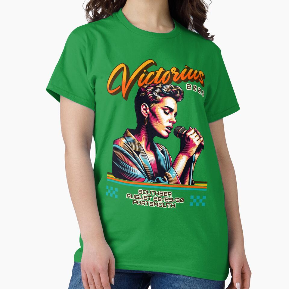 Lady singing Vintage victorious by DuffWebTShirts