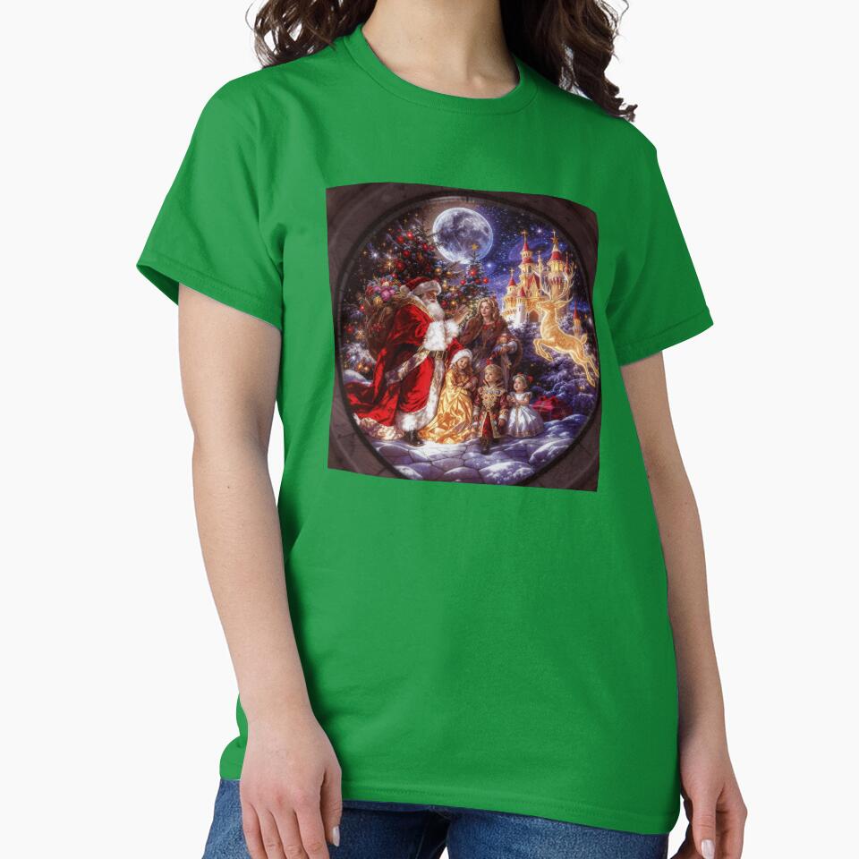 Vintage Santa Claus Family Traditional Christmas by GaffaDesigns