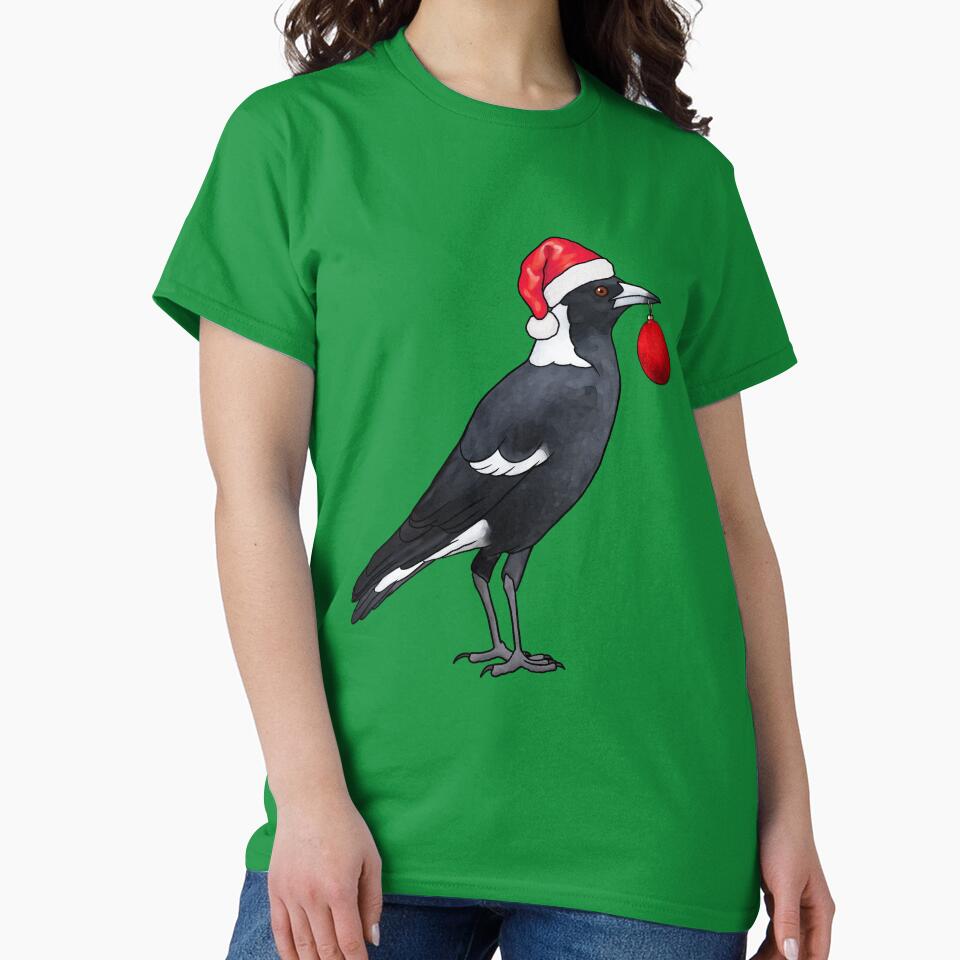 Festive Magpie by Meowmaddie