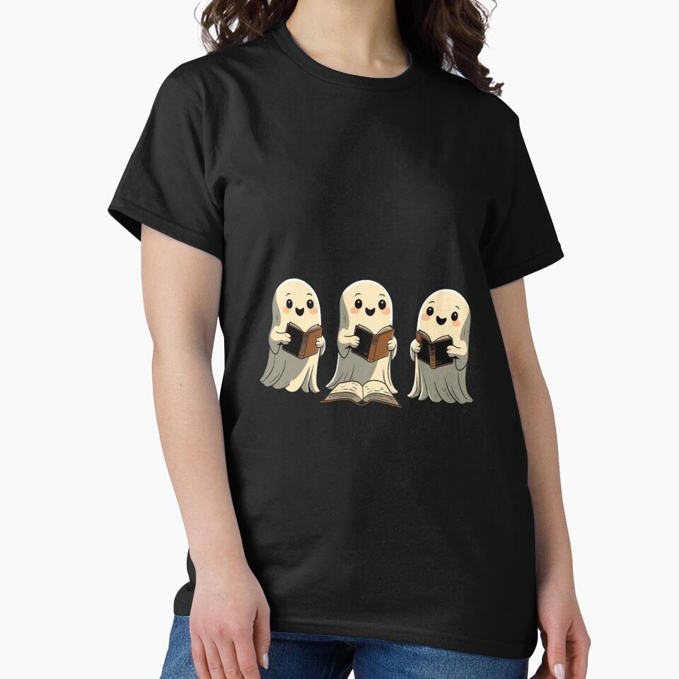 Ghost Reading – Tiny Trio by Book Stacks by fantasyy