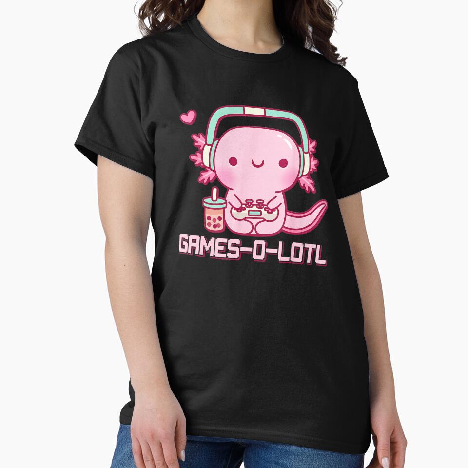 Games O Lotl Axolotl Gamer Cute Kawaii Gaming Meme by FGTV2021