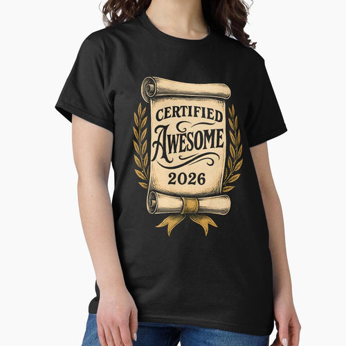 "Certified Awesome" Scroll by DarylWelsh2024