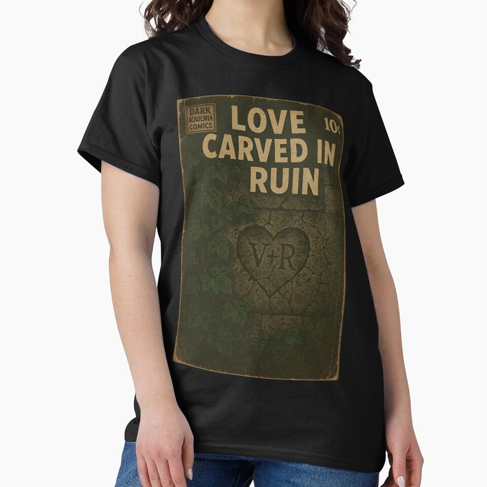 Gothic Dark Academia: Love Carved in Ruin by bapupa