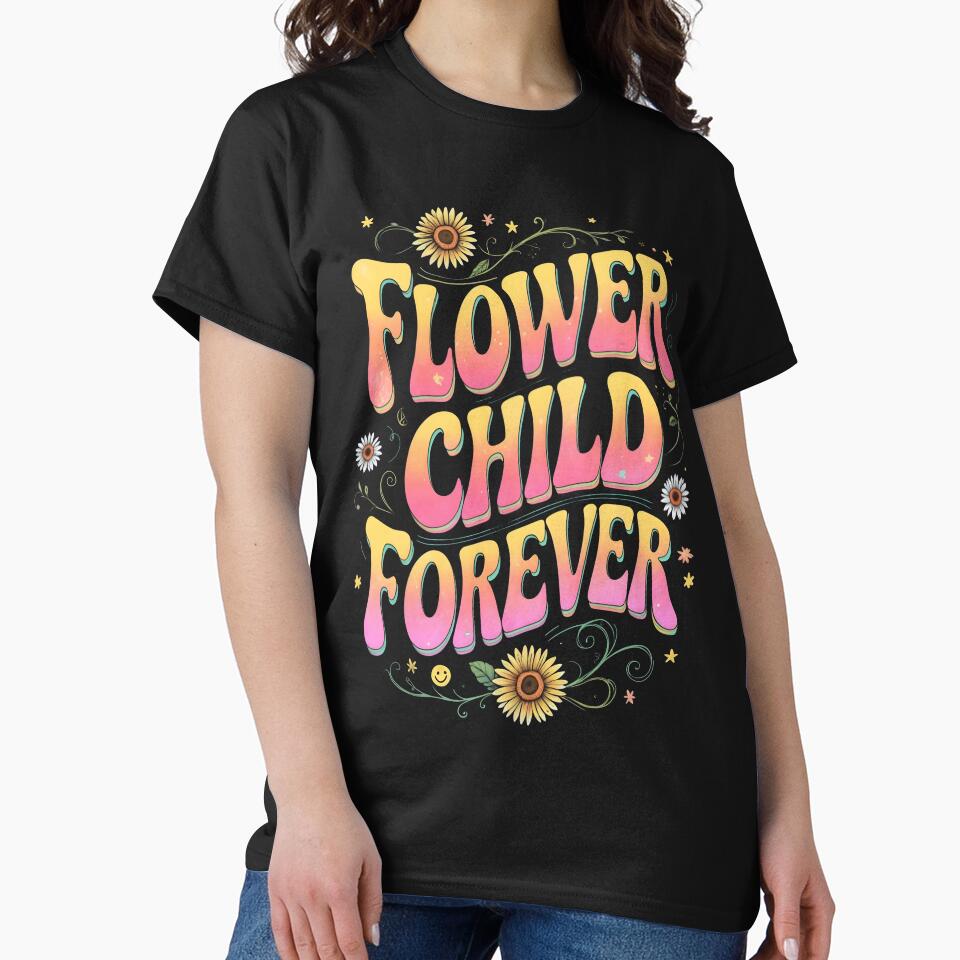 Flower Child Forever – Retro Groovy Boho Design by LaLi-Designs