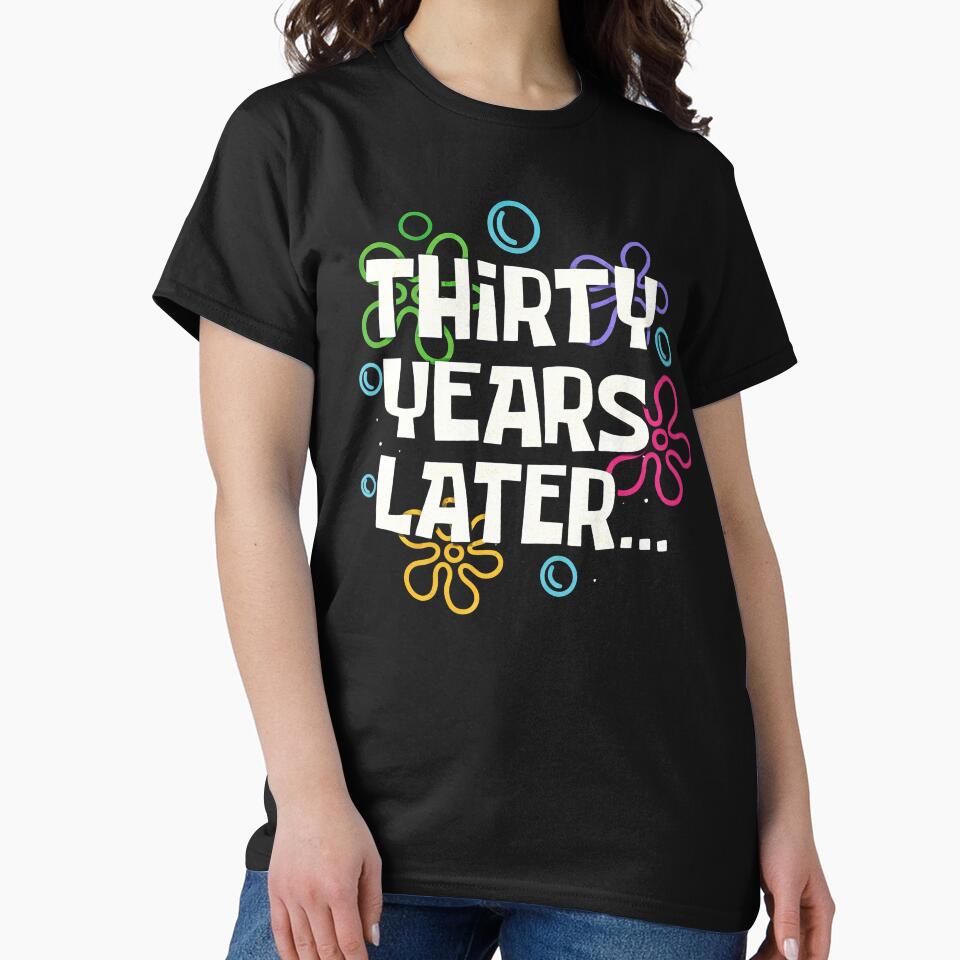 Thirty Years Later... Funny 30th Birthday Gift | Retro Time Card Quote Design by PosiMCreations