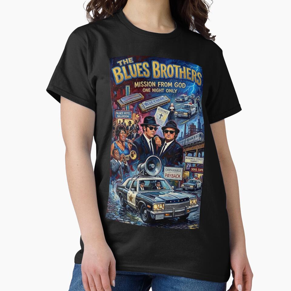 Mission from God: The Blues Brothers in Oil by Art's Diner