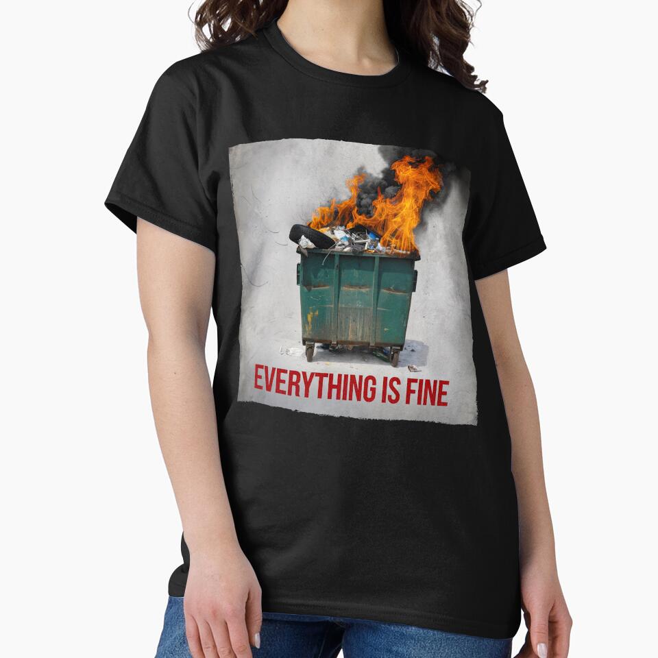 Dumpster Fire by Angry Swan Designs