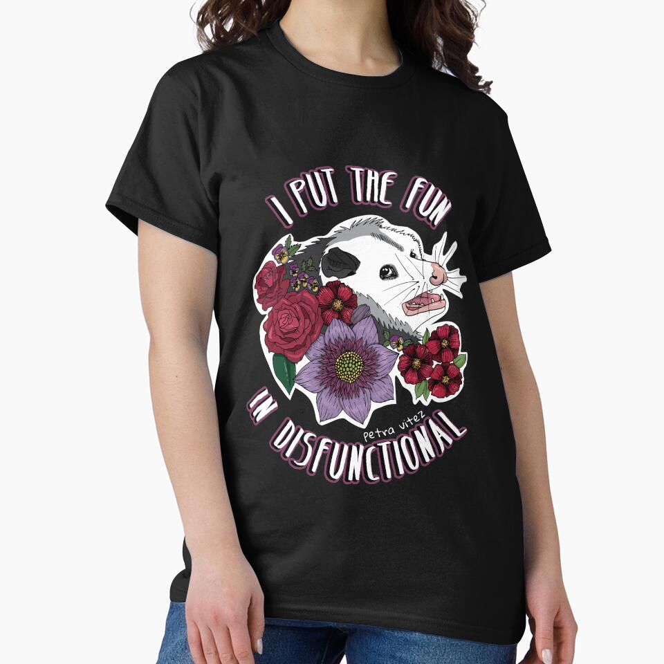 I put the fun in disfunctional - scared possum by Petra Vitéz