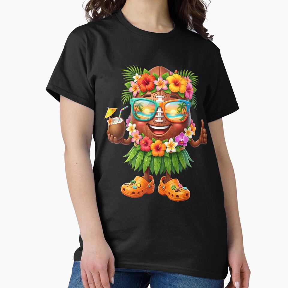 Hawaiian Football Hawaii Tropical Beach Summer Vacation Kids by Littermin