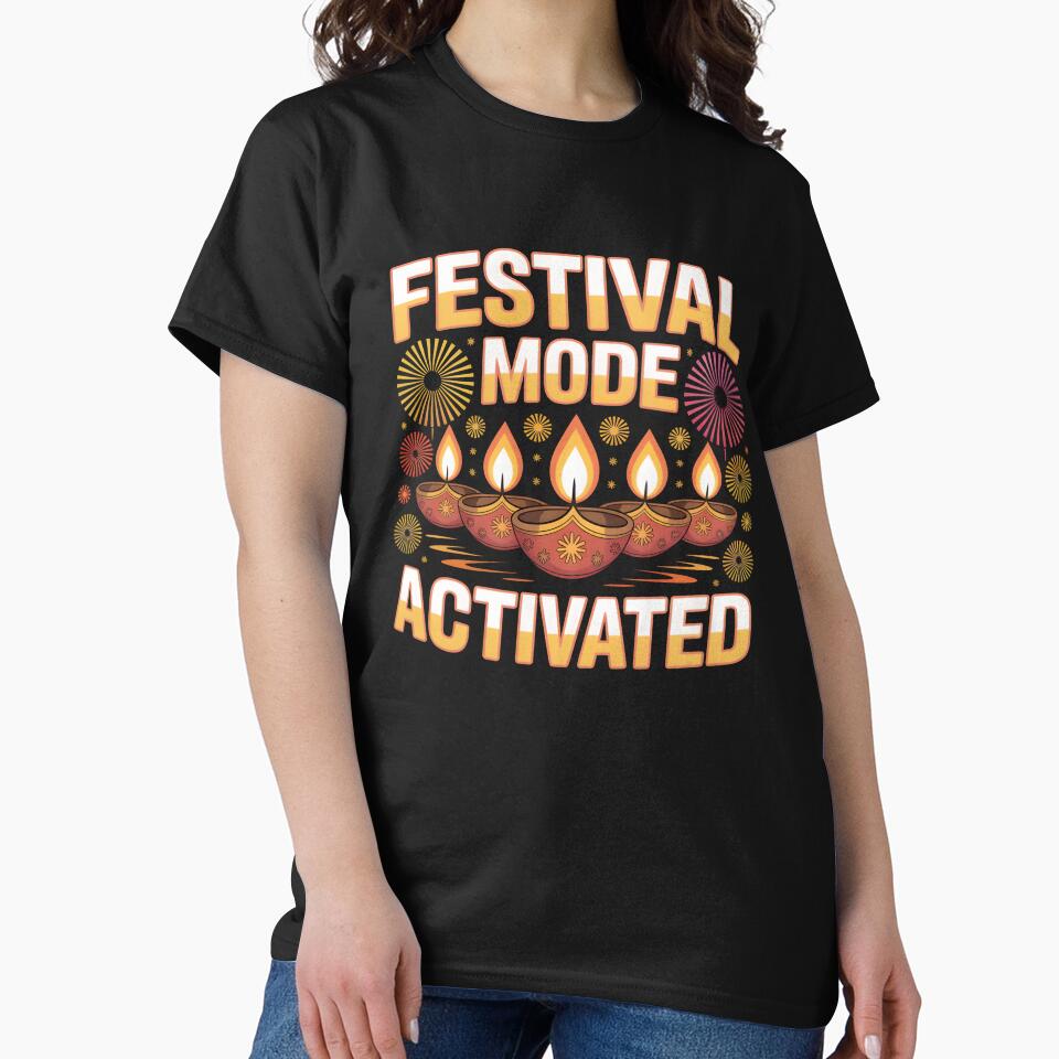 Festival Mode Activated – Bright Diwali Celebration Design by Jollys-ArtShop