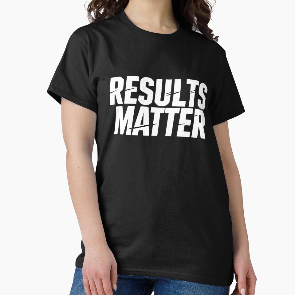 Results Matter Gym Workout Discipline Quote by Endless7Art