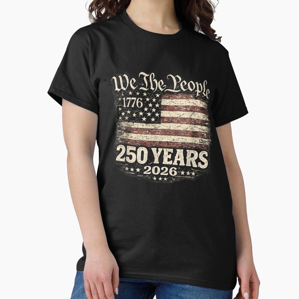 We The People 1776 to 2026 USA 250 Years Semiquincentennial Celebration by Serene woods
