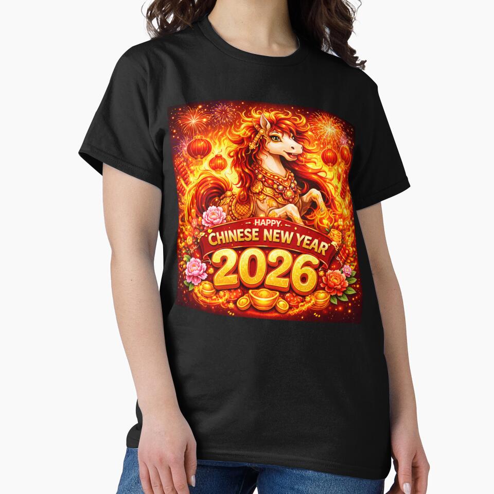Happy Chinese New Year 2026 The Majestic Year of the Horses  year of the fire horse by zuzzelek44