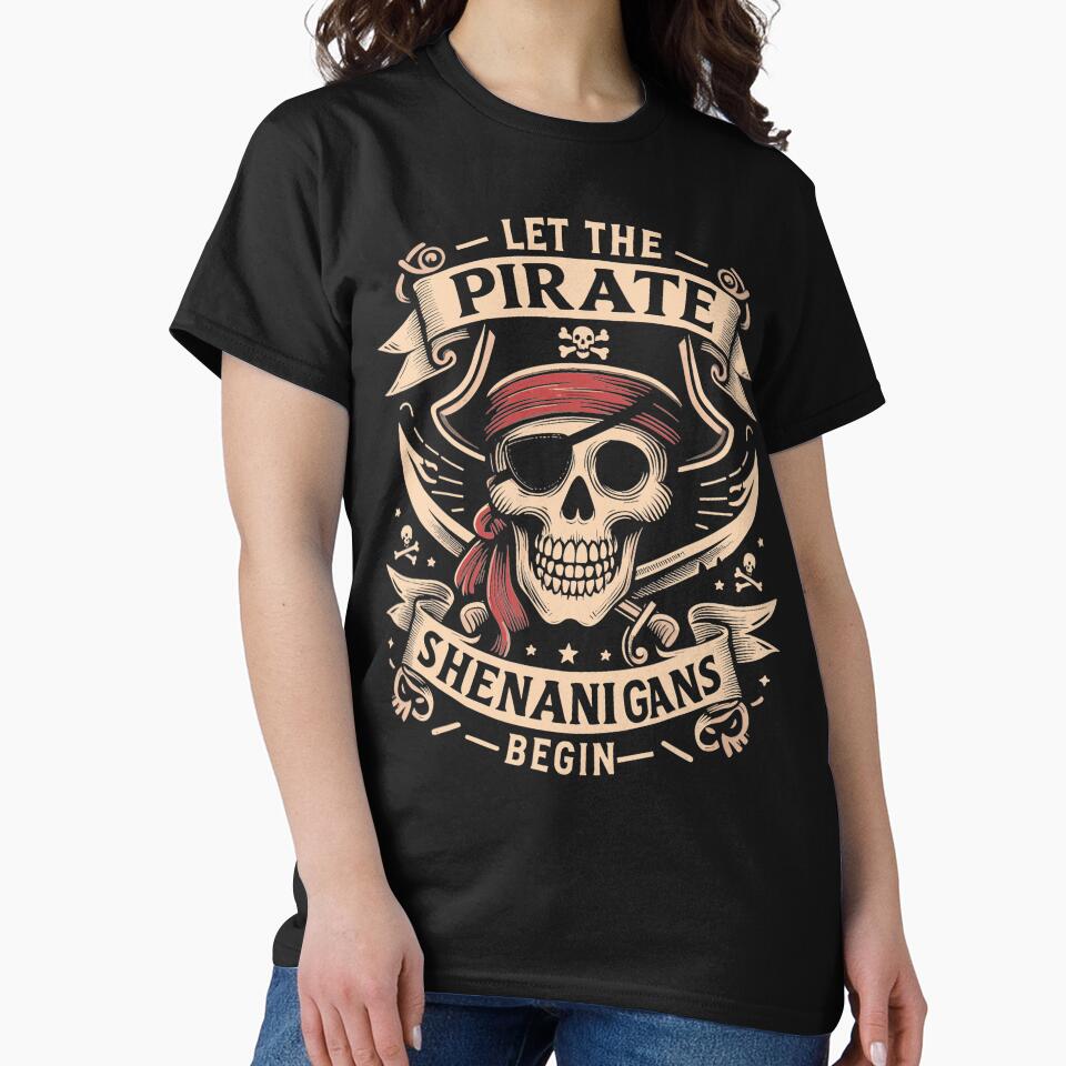 Halloween Skull Let The Pirate Shenanigans Begin by chung2525