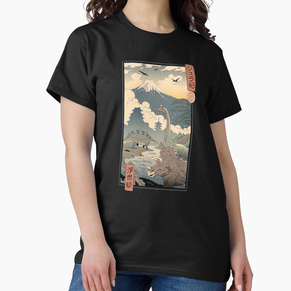 Jurassic Ukiyo-e 1 by vincenttrinidad