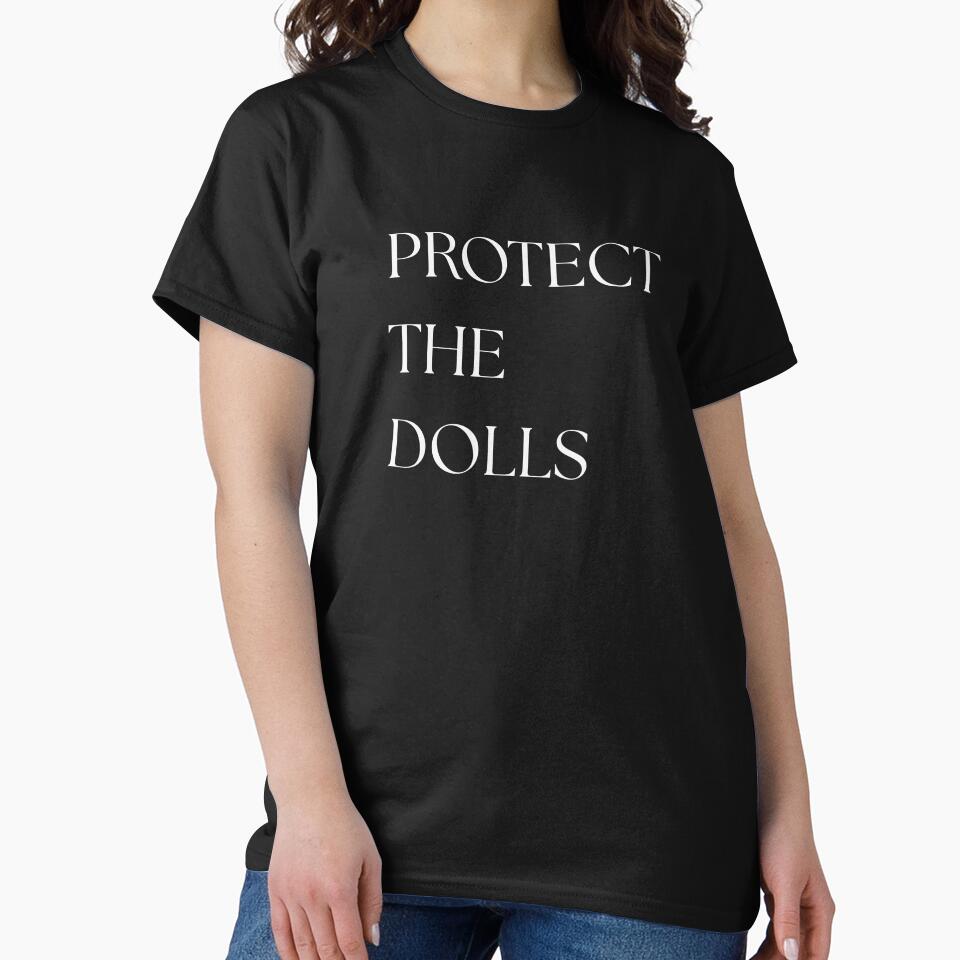 Protect the Dolls - White design by InclusivePrints