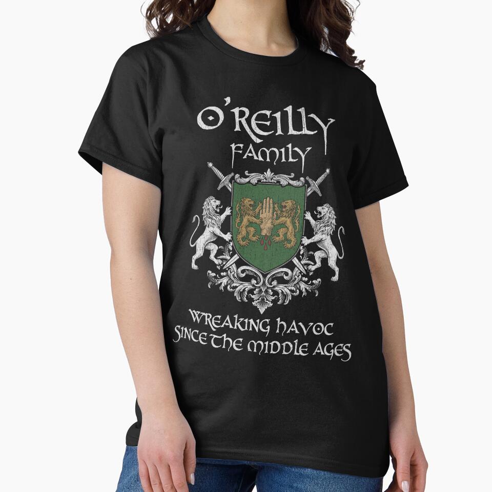 O’Reilly Family Crest – Medieval Heritage Emblem for Ancestry Lovers & Vintage Style Fans by 9X FR
