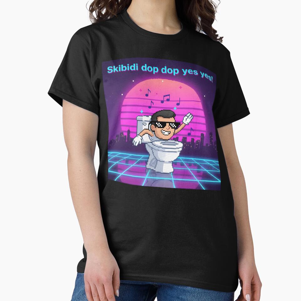 Retro Skibidi Toilet Dance Pixel Art by AnnDesignStudio