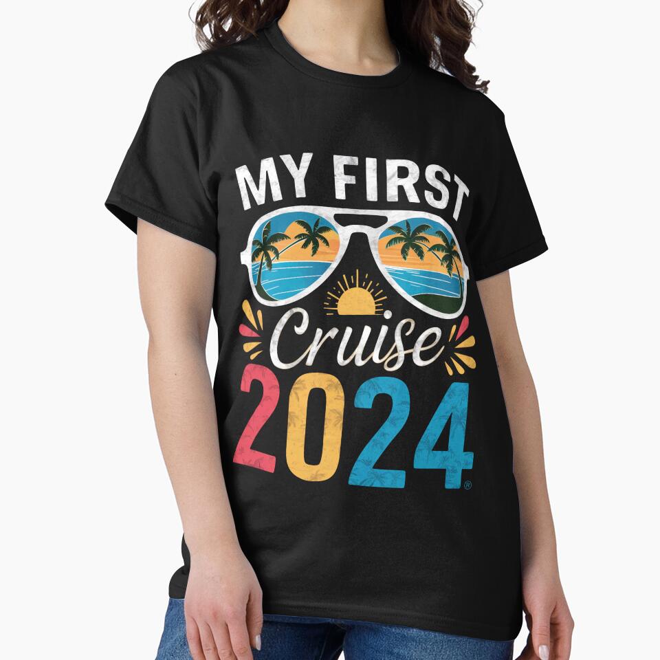 My First 2024 Cruise Trip Shirt For Kids Vacation, Matching Family Ship by Julie-wl