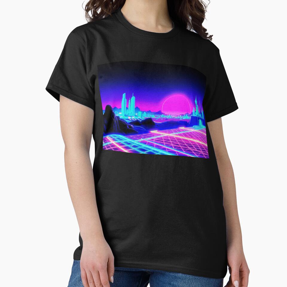 Sunset In Neon City by AlienButterfly