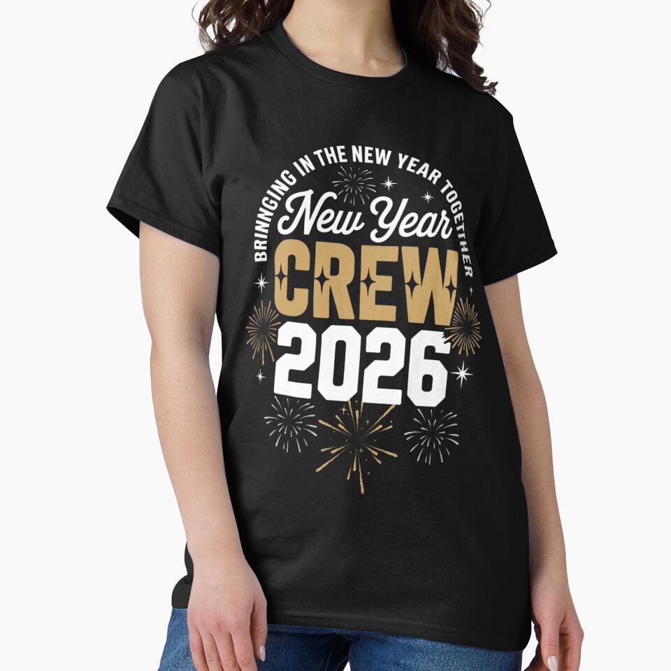 New Year Crew 2026 Family Bringing in The New Year Together by ZACK ART