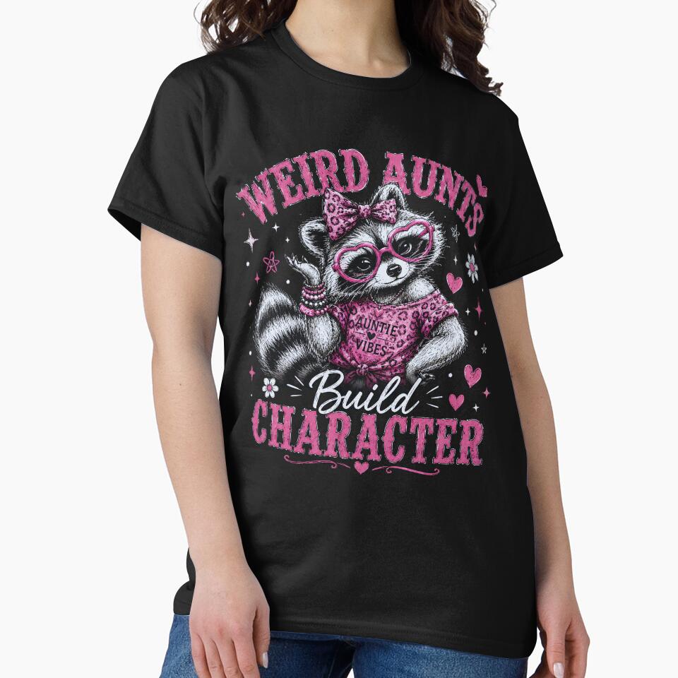 Weird Aunts Build Character Funny Feral Raccoon Aunt by Kyzed