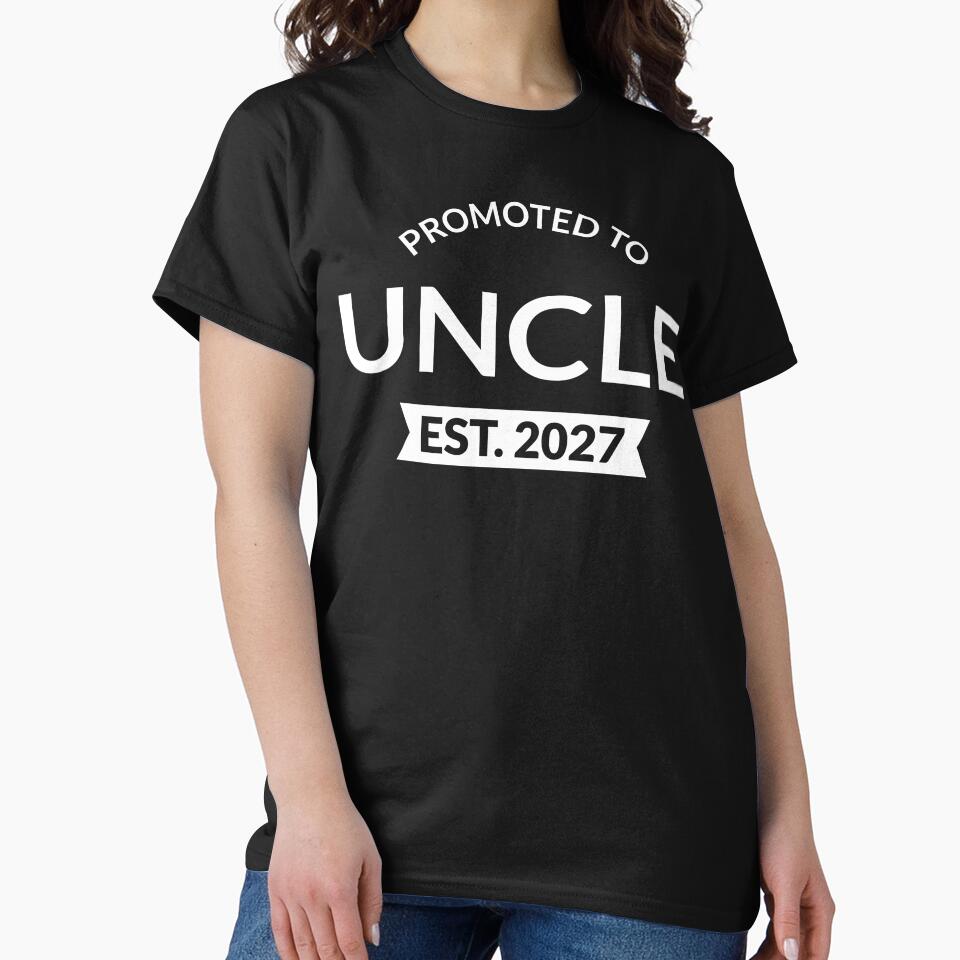 Promoted To Uncle Est 2027 New Uncle II by Lemon Pepper