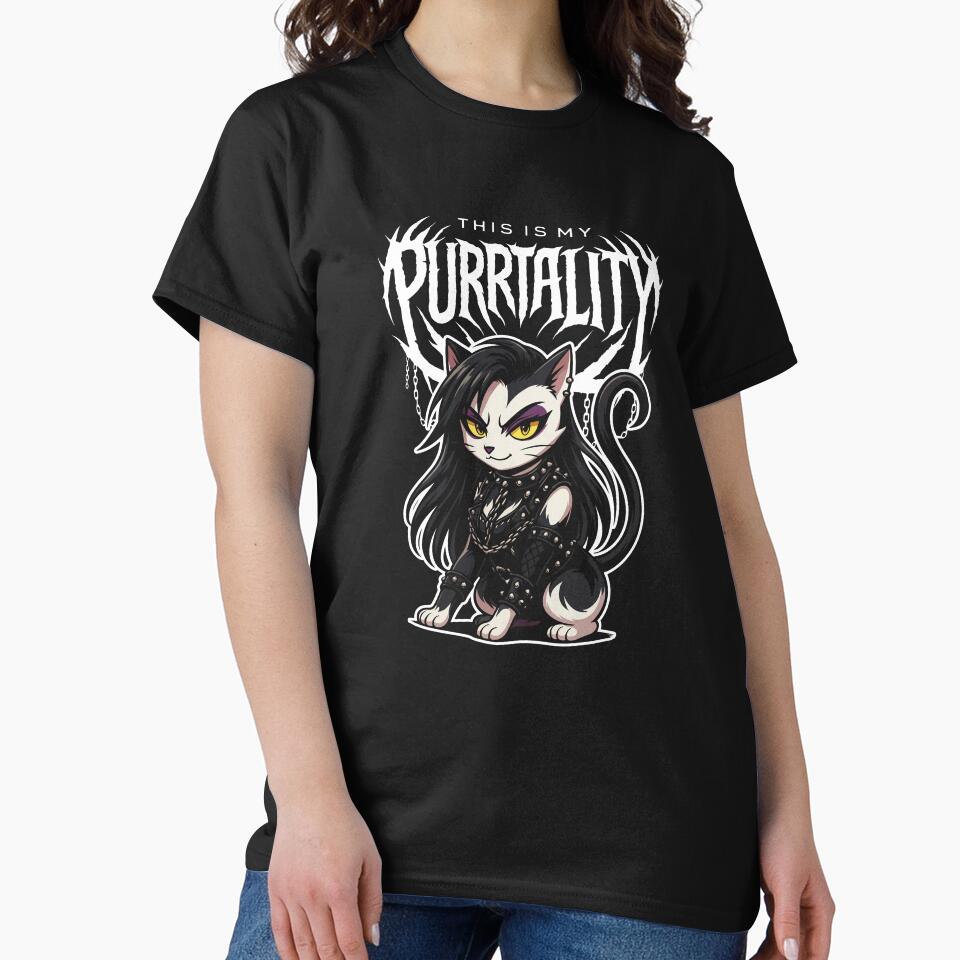 This Is My Purrtality Ripley Cat by GhoulishGraphX